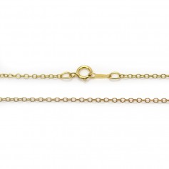 Gold Filled 1.7mm Necklace Chain 40cm x 1pc
