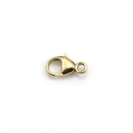 14 karat gold filled, in lobster clasp shaped, 4.8 * 9mm x 1pc