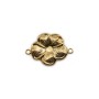 Intercalaire fleur en gold filled 14 carats 11x16mm x 1pc