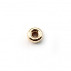 Gold Filled Round Beads 7x1.8mm x 1pc