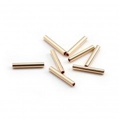 Gold Filled Straight Tube 12.7x2mm x 1pc