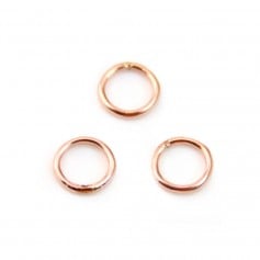 Geschlossene Ringe in Gold Filled Rosé 6x0.76mm x 10pcs