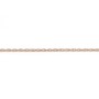 OVAL CHAIN 1,3MM ROSE GOLD FILLED 14K x 50CM