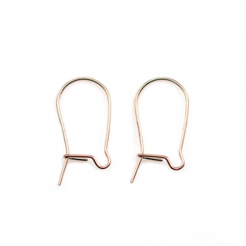 Earring in size of 8*16*0.51mm, 14K rose gold-filled x 4 pcs