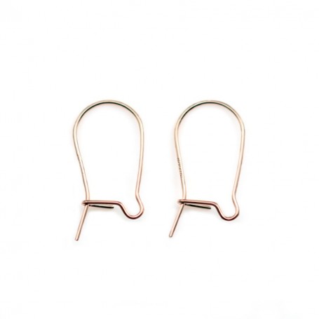 Earring in size of 8x16x0.51mm, 14K rose gold-filled x 4 pcs
