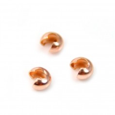 Cache knot, in Rose Gold Filled, 4mm x 4pcs