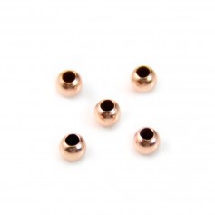 Rose Gold Filled round bead 2mm x 20pcs