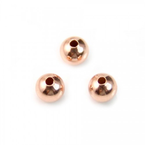 Runde Perle in Gold Filled Rosé 4mm x 6pcs