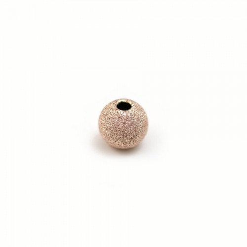 Bola de diamante, oro rosa, 1.5x6mm x 2pcs