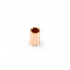 Tubo di schiacciamento riempito d'oro rosa 2x3mm x 12pz