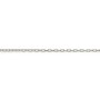 925 sterling silver rhodium oval ring chain 1.05x1.3mm x 50cm