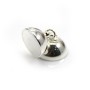 Round metal clasp magnetic, in diferent colors, 12mm x 1pc