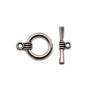 Clasp "O * T" in metal of 14mm x 2pcs
