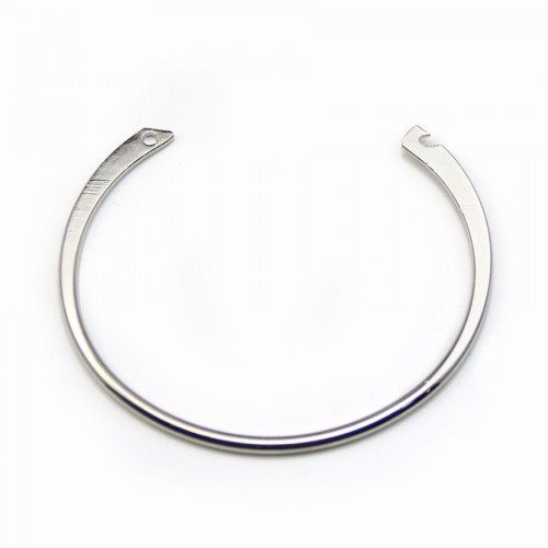 Anello flessibile, argento rodiato, 64 mm x 1 pz