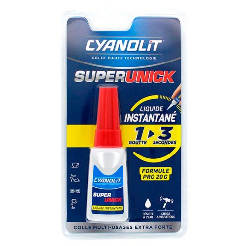 Colle Cyanolit, colle instantannée extra forte formule Pro 20g x 1pc