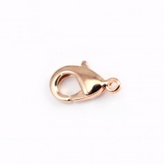  Lobster clasp by "flash" Gold pink on brass 5x10mm x 20pcs