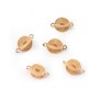  Spacers by "flash" Gold on brass 10x15mm x1pc