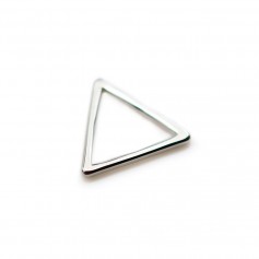 Dreieckige Abstandshalter, 12mm, vergoldet mit "Flash" auf Messing x 4Stk