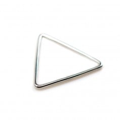 Dreieckige Abstandshalter, 19.7mm, "flash" vergoldet auf Messing x 4Stk