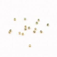 Intercalary square by "flash" gold on brass 1.5mm x 50pcs