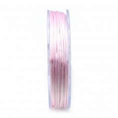 Rattail cord light pink 2mm x 25m