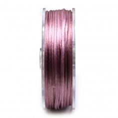 Cordón cola de rata rosa oscuro 1,5mm x 25m