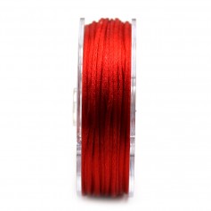 Rattail cord red 1.5mm x 25m