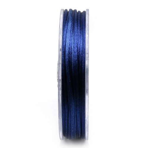 Cordão de cauda de rato azul escuro 2mm x 25m