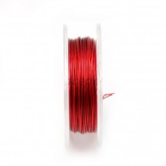Cable rojo de 7 núcleos de 0,38 mm x 10 m
