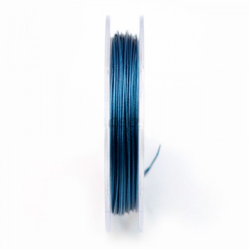 7 fios de arame azul 0,45mm x 10 m
