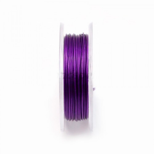 Bead Stringing Wire amethyste 0.45mm x 10m