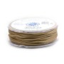 Grey waxed cotton cords 1.5mm x 20m