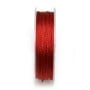 Red and glitter polyester thread, 0.8mm x 29m