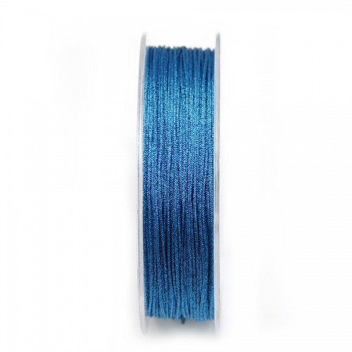 Blue and glitter polyester thread, 0.8mm x 29m