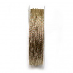 Multicolored and glittery polyester thread 0.8mm x 29m