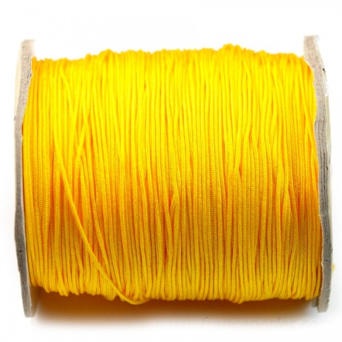 Fil polyester jaune 1mm x 250 m