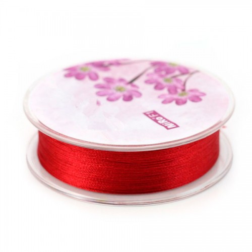 Red polyester thread 0.3 mm x 300m
