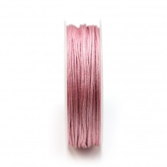 Fio de poliéster rosa escuro iridescente 1,5mm x 15m