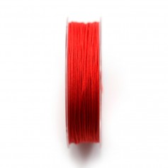 Filo di poliestere rosso 0,8 mm x 29 m