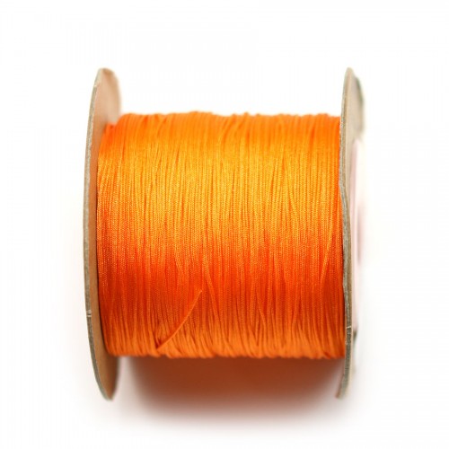 Orangefarbenes Polyestergarn 0,5 mm x 5 m