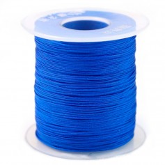 Fil polyester bleu saphir 0.5 mm x 180 m