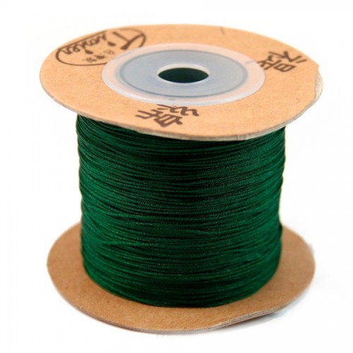 Drak green thread polyester 0.5mm x 5m