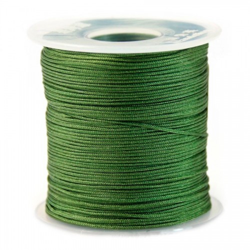 Fil polyester vert herbre 0.8mm x 5m