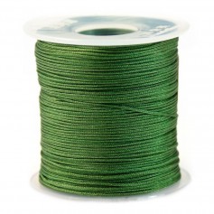 Grass green polyester thread 0.8mm x 5m