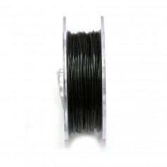 Black elastic thread, 1.0mm x 25m
