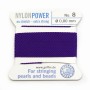 Nylon power wire with needle included, in violet color x 2m