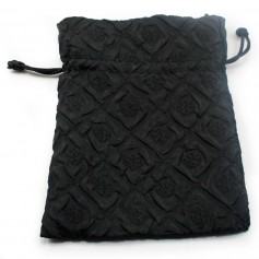Black pouch 12.5x15.5cm x 1pc