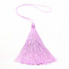 Seidenimitat-Pompon violett lila 80mm x 1St