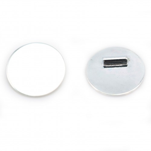 Ciondolo con clip a bastoncino, argento 925, 12 mm x 1 pz