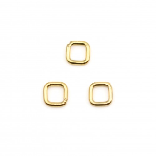 14k gold filled square jump ring 0.76*4mm x 2pcs
